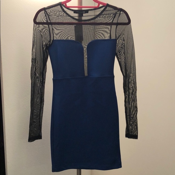 Forever 21 Blue Party Dress - Picture 1 of 5